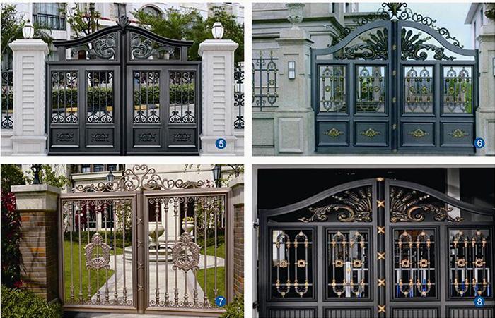 为什么高端别墅庭院都选择铝艺大门？